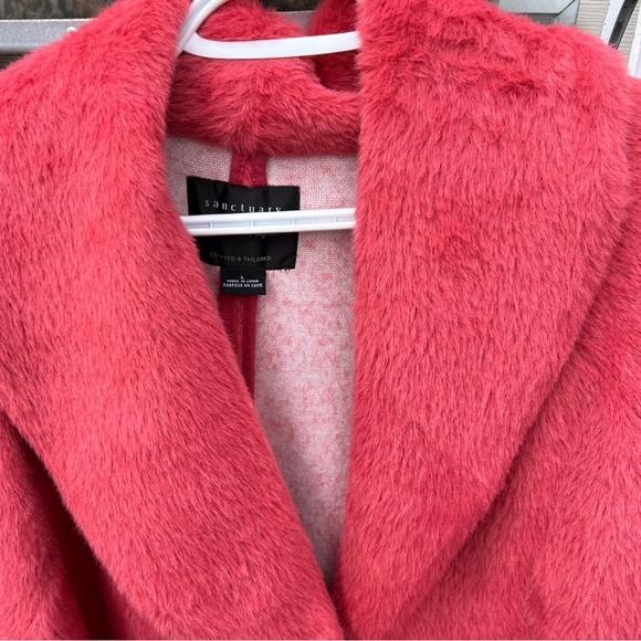 Sanctuary x Anthropologie Faux Fur Coat - Picture 10 of 11